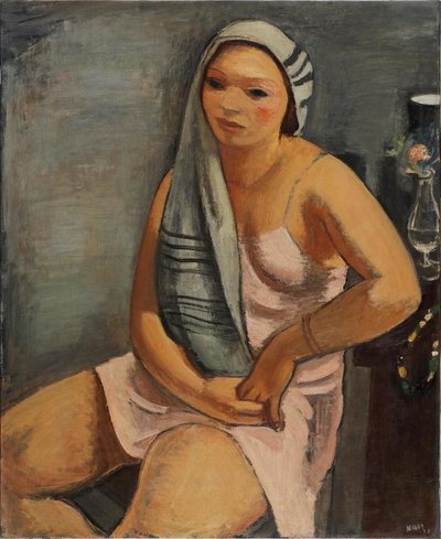 Woman in a Gray Shawl by Georges Karpeles